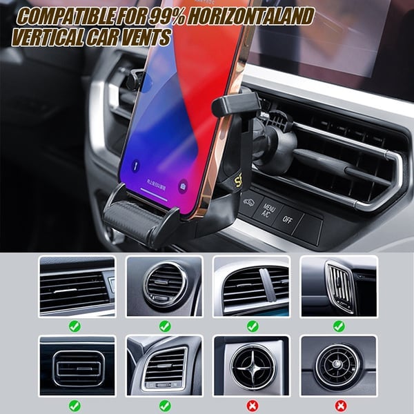 🔥Carbon Fiber Sports Car Seat Phone Holder
