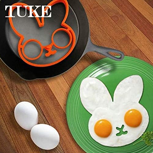 💀Omelette Mold DIY Silicone Egg Pancake Ring Shaper Cooking Tool