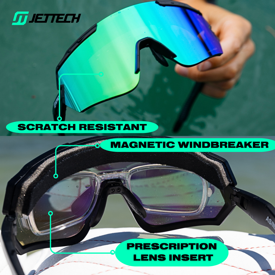 HYBRID SUNGLASSES & GOGGLES 2 IN 1 KIT