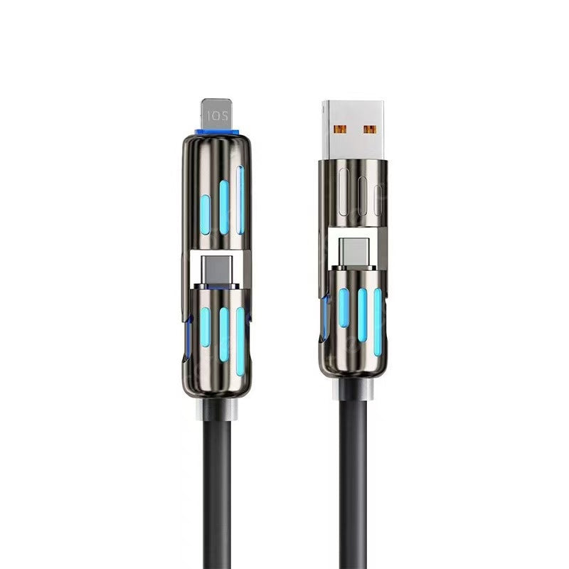 ⚡4-in-1 USB Charging Cable fast charging