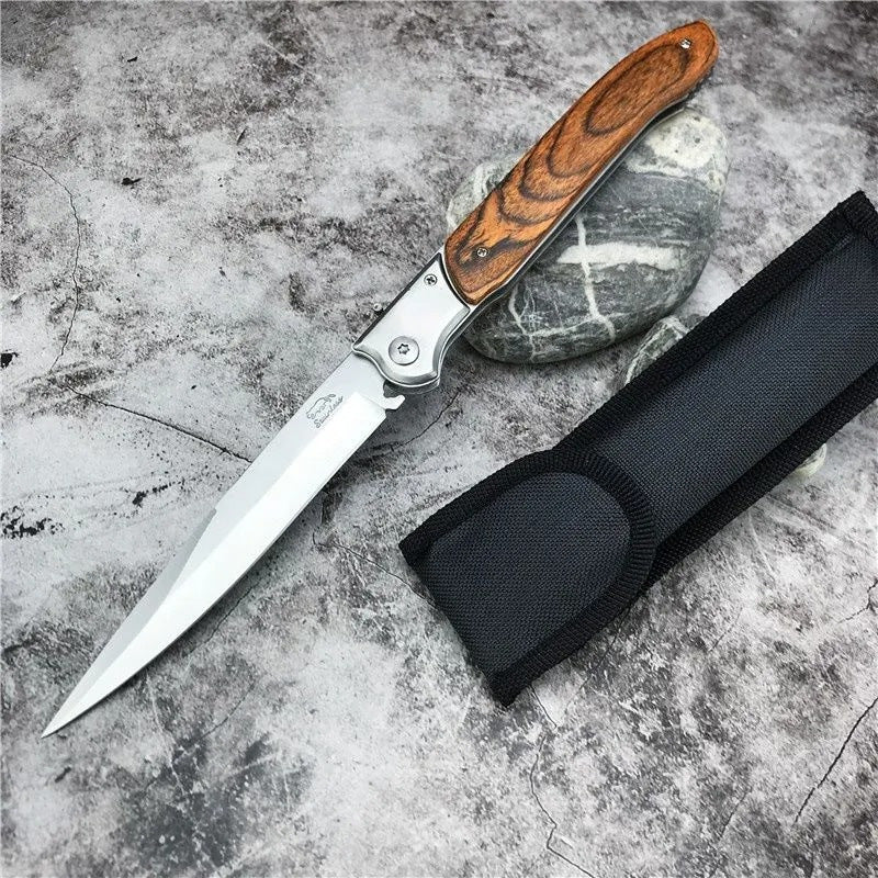 Outdoor multi-purpose pocket folding knife