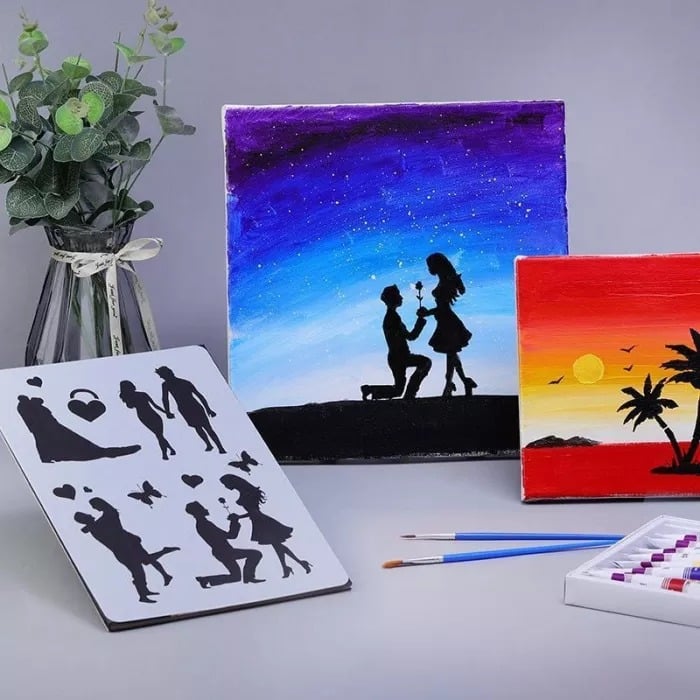 🎨Fast Draw Stencil Art Templates