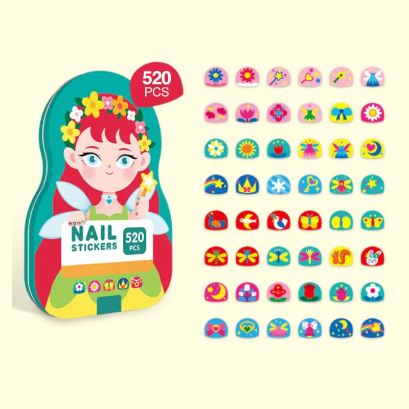 🌸Kids Nail Stickers (520pcs)
