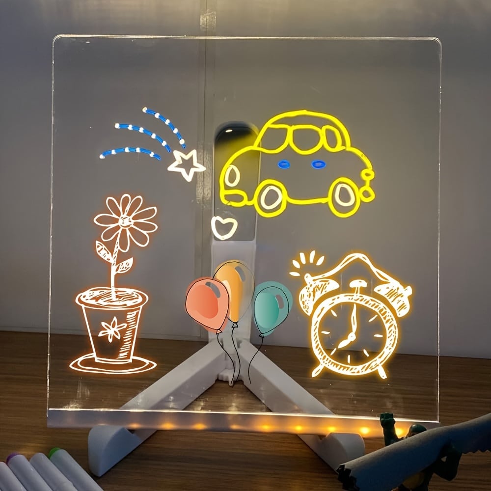 ✨LED Note Board with Colors 🎨(Come With 7 Pens)