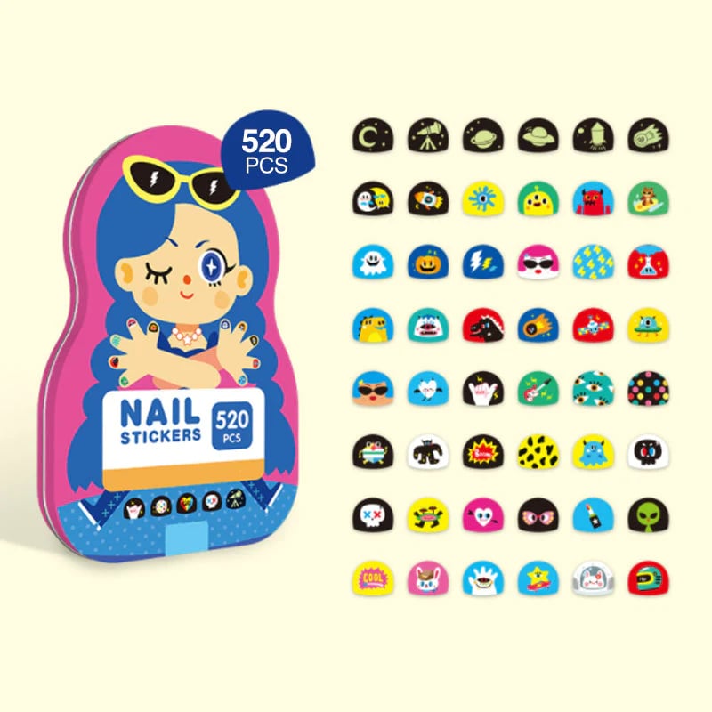 🌸Kids Nail Stickers (520pcs)