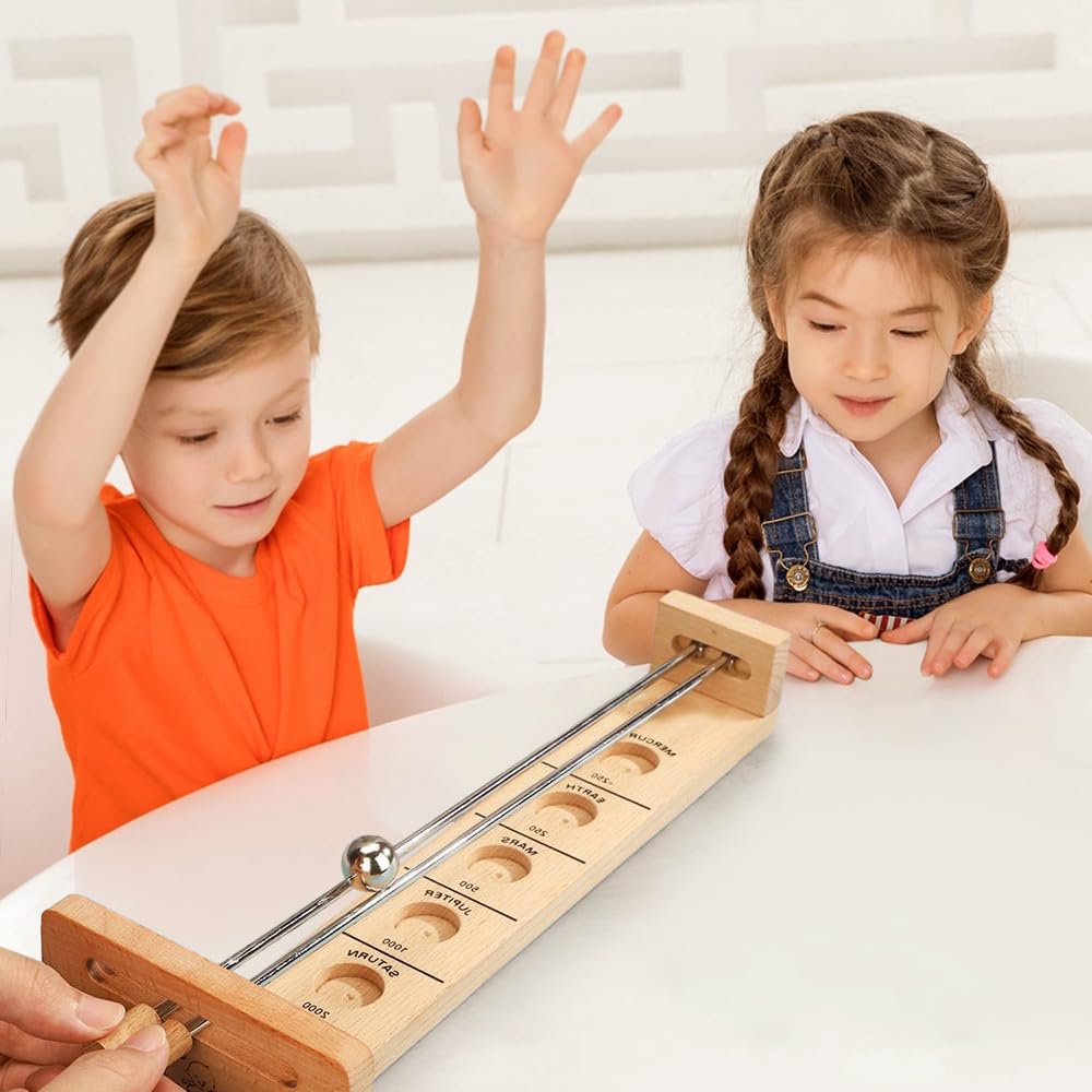 🔥Hot Sale🔥Wooden Ball Toy Shoot The Moon Games