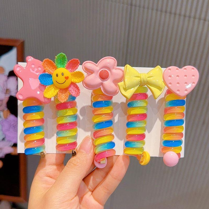 🎄 Christmas Telephone Wire Hair Bands for Kids 🌸