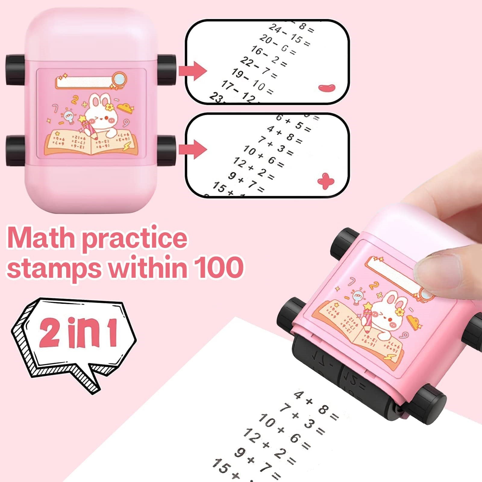 🔥Hot Sale 🔥2 in 1 Math Stamps for Kids