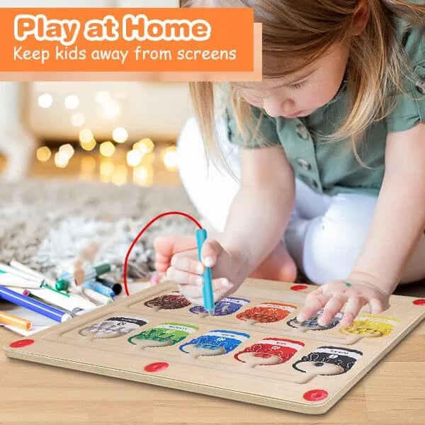 👶Magnetic Color and Number Maze🔥