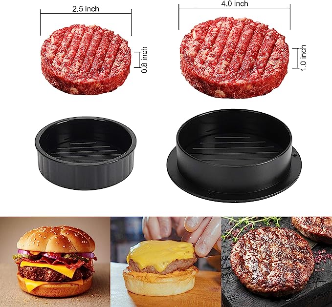 3-in-1 Burger Extrusion Molding Machine Meat Press Tool
