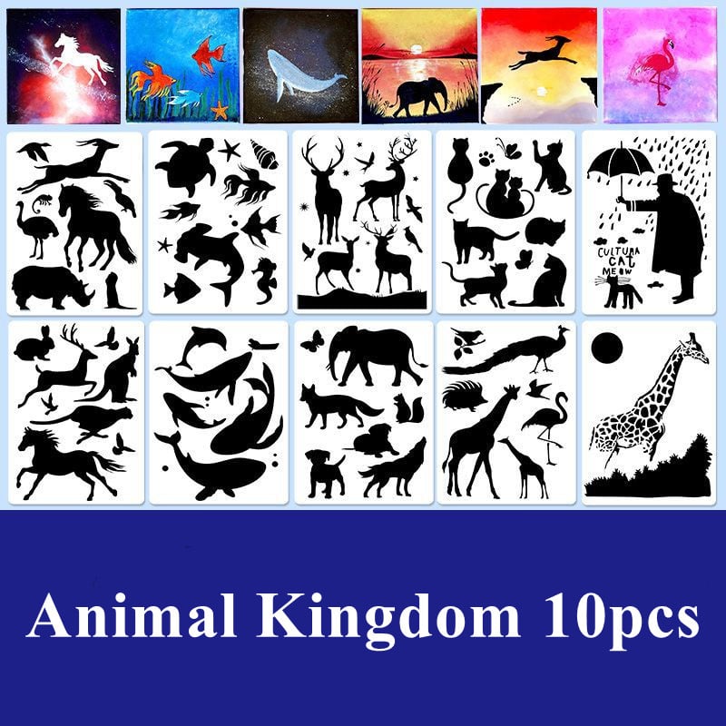 🎨Fast Draw Stencil Art Templates