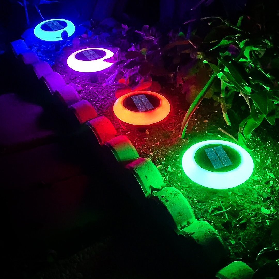 ✨Perfect home upgrade 👍Solar lights outdoor led colorful lights 🌈-BUY 2 GET 1 FREE
