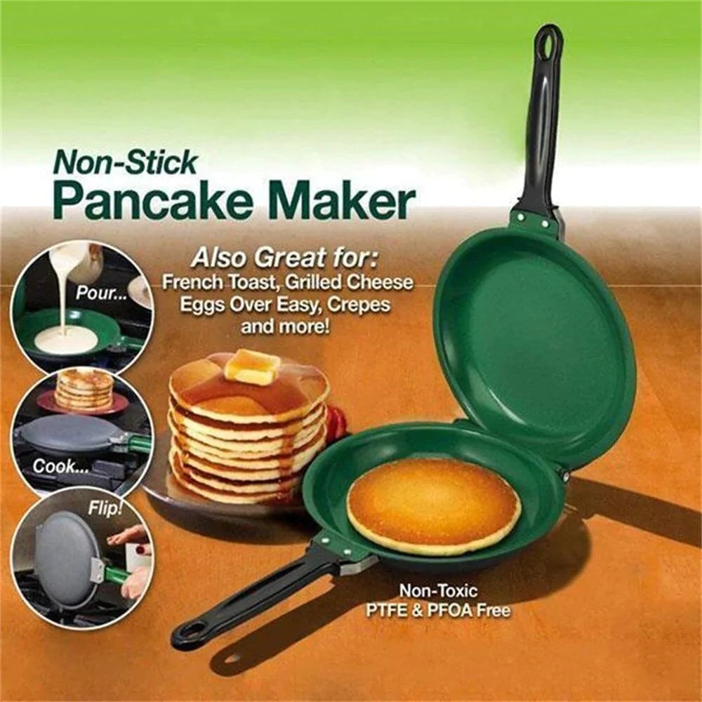 (💕Special Offer Hot Sale) DOUBLE SIDED NON-STICK FRYING PAN