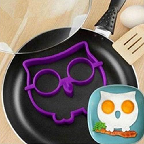 💀Omelette Mold DIY Silicone Egg Pancake Ring Shaper Cooking Tool