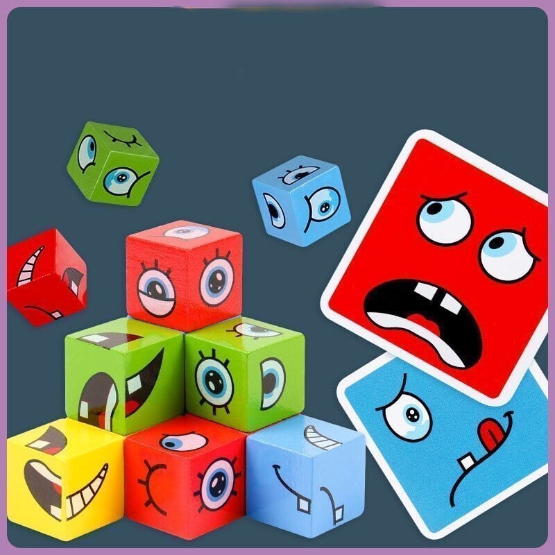 3D Puzzle Face-Changing Magic Cube