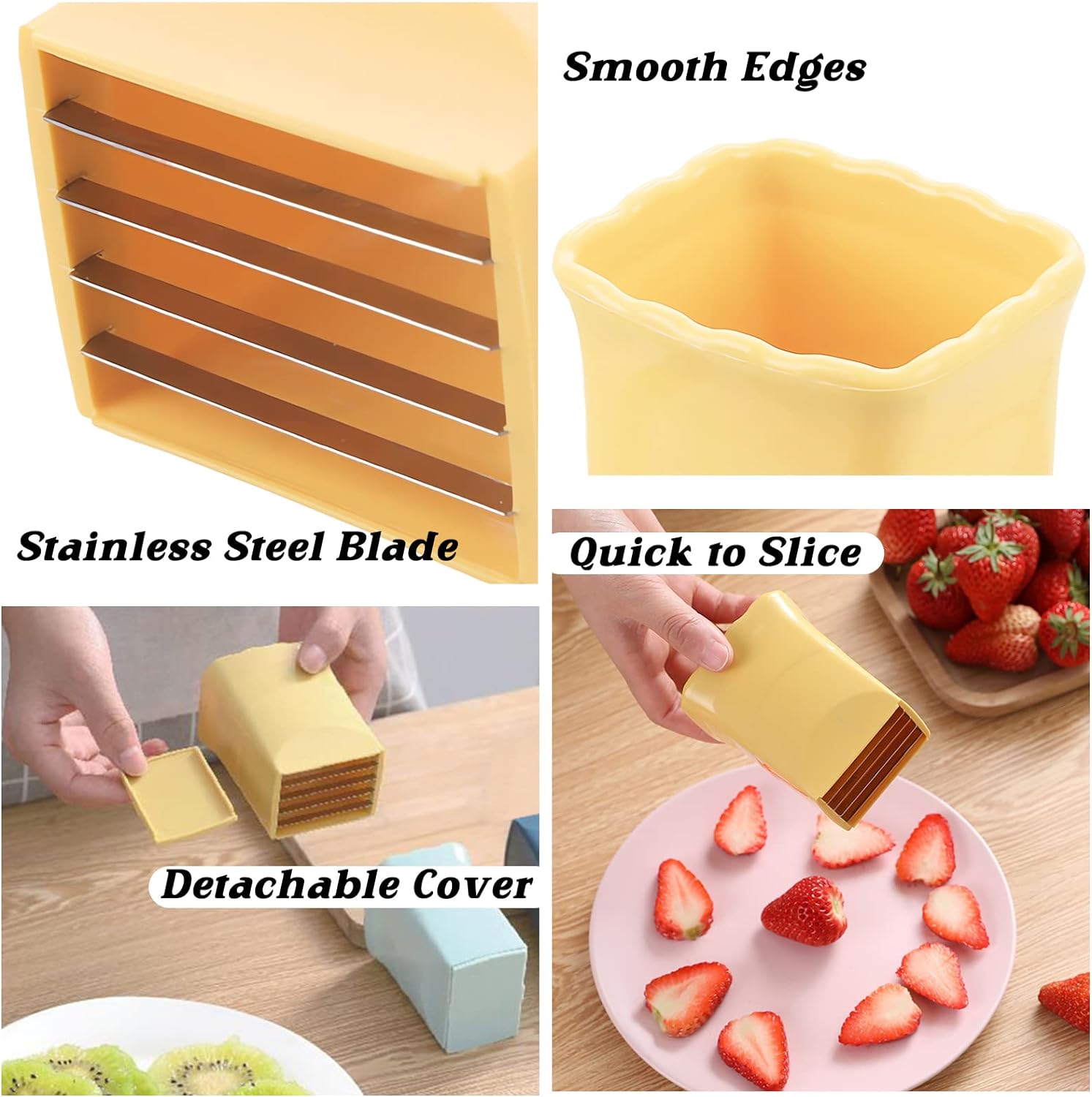 🍓2023 New Fruit Egg Stainless Steel Cup Slicer