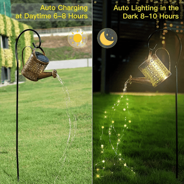 🔥49% Off Today🔥-Solar Waterfall Lights🎇