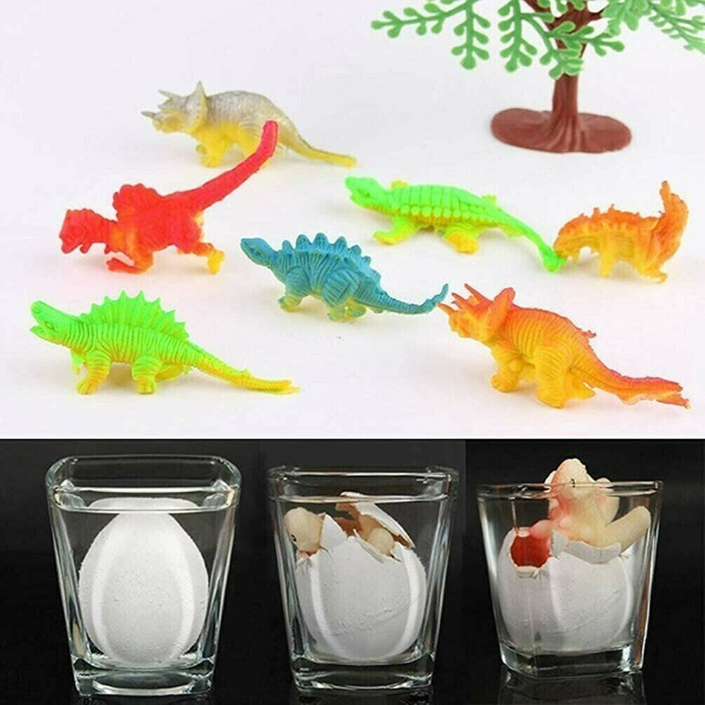 Interesting watercolor cracked dinosaur hatching egg