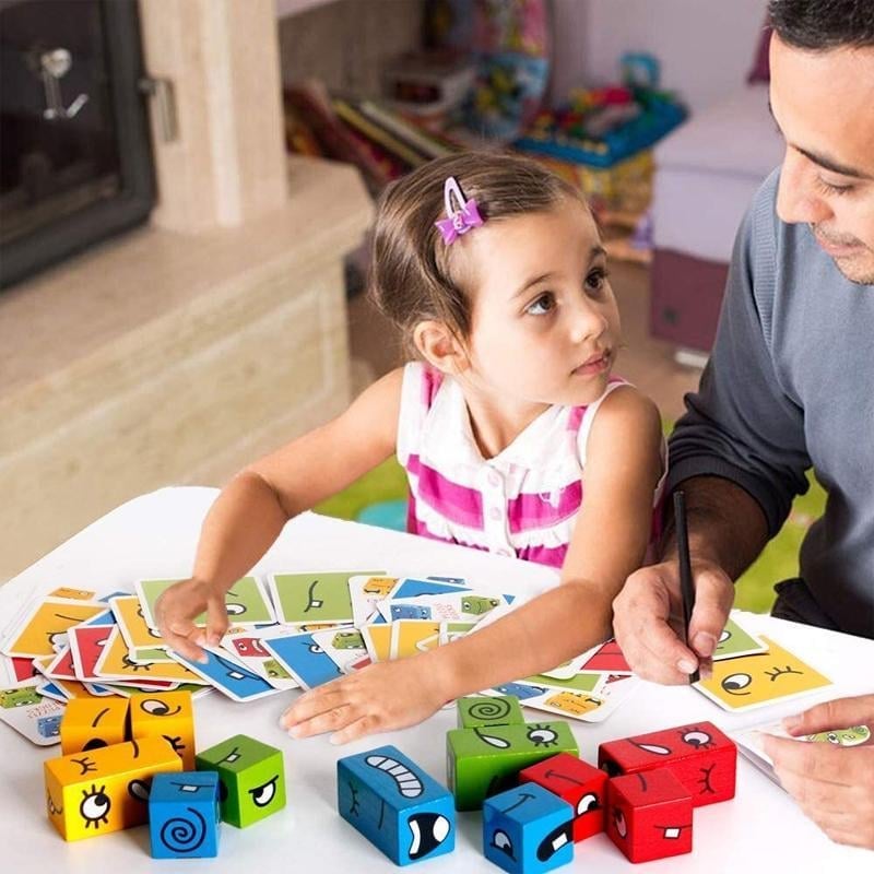 3D Puzzle Face-Changing Magic Cube