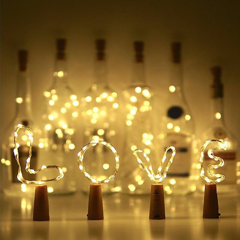 (🎅HOT SALE NOW-49% OFF) BOTTLE LIGHTS ( Battery Included - Replaceable )