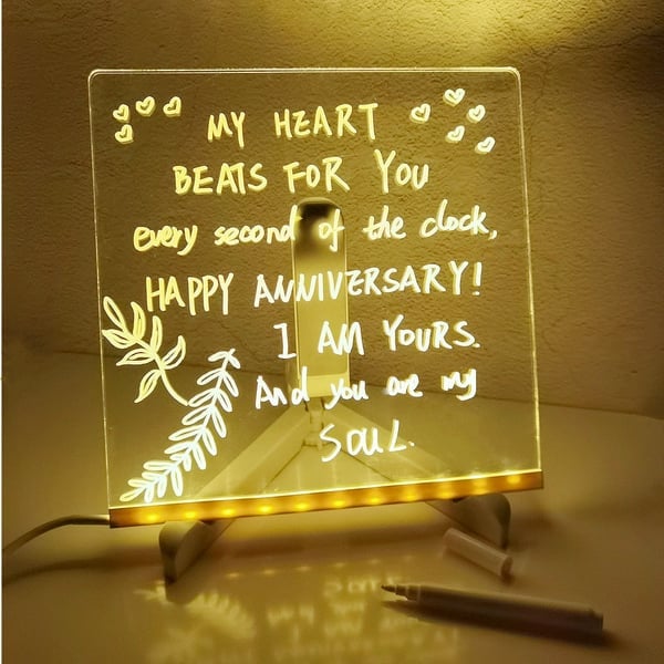 ✨LED Note Board with Colors 🎨(Come With 7 Pens)
