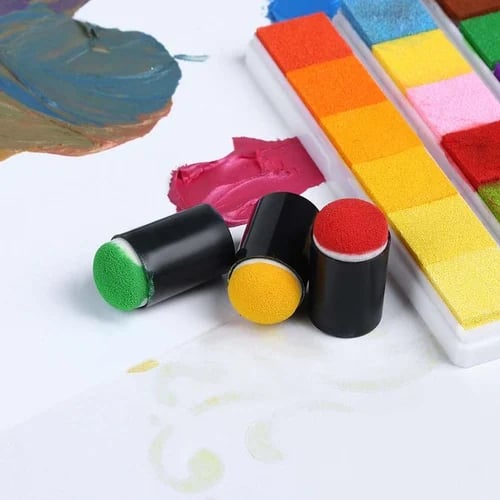 🎅DIY Sponge Finger Painting Kit💖