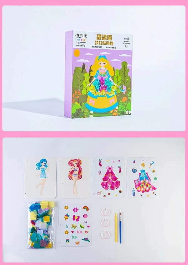🎁Creative Puzzle Puncture Painting