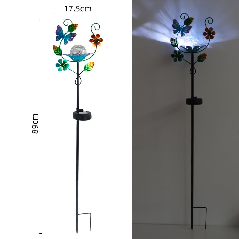 🐰Easter Hot Sale-49% OFF🎉-Garden Solar Lights Metal Butterfly Outdoor Decorative Stake
