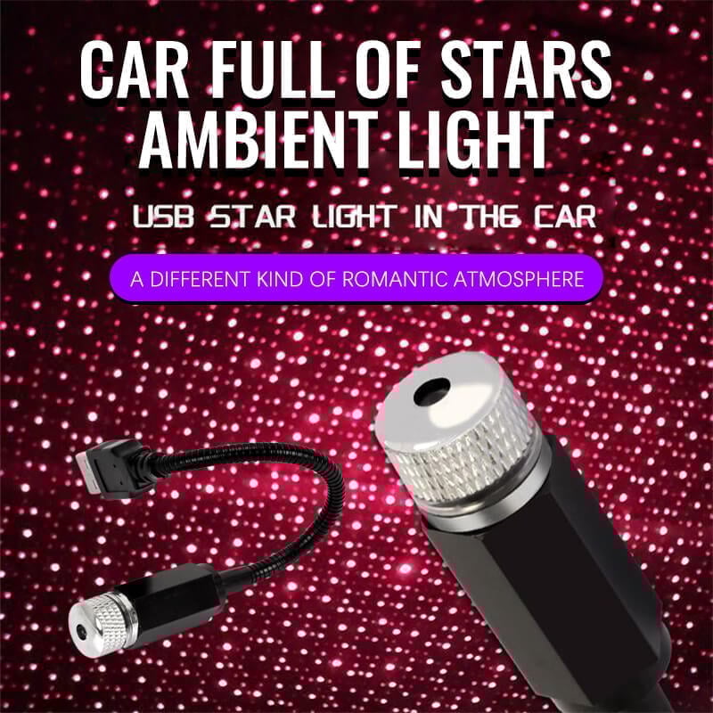 USB Light car star projector