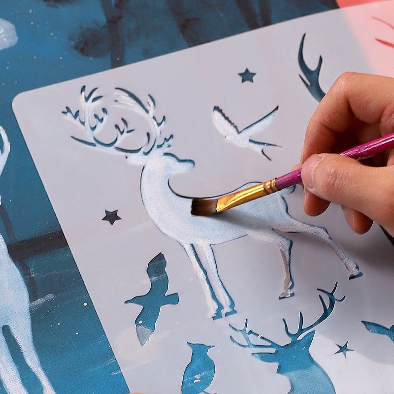 🎨Fast Draw Stencil Art Templates