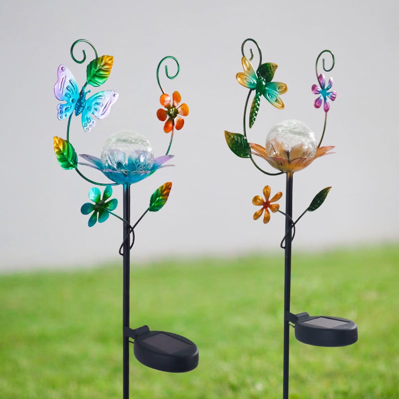 🐰Easter Hot Sale-49% OFF🎉-Garden Solar Lights Metal Butterfly Outdoor Decorative Stake