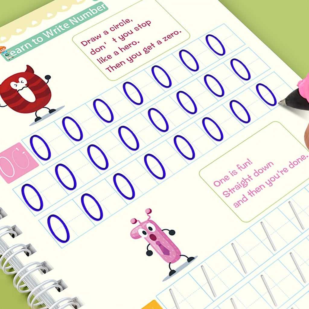 🎉LAST DAY 49% OFF - Reusable Copybook With Pen (writing will disappear)