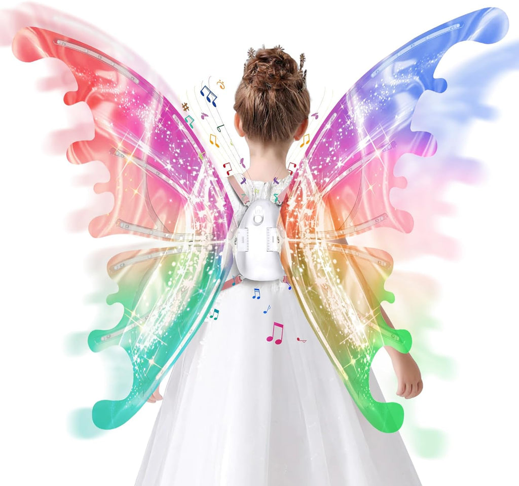 🎅2024 Christmas Gift 🦋Electric Butterfly Wings With Music Lights