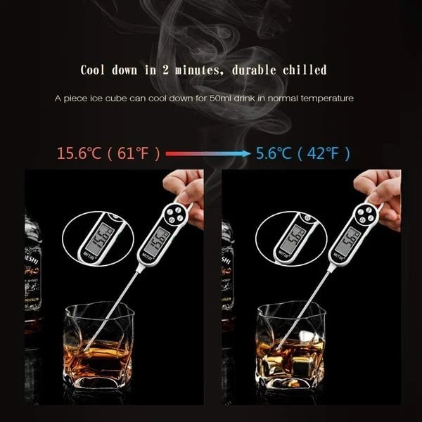 Metal Ice Cubes Chilling Stones