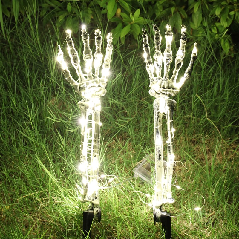💀Halloween Decoration LED Light-emitting Skeleton Hand🎃