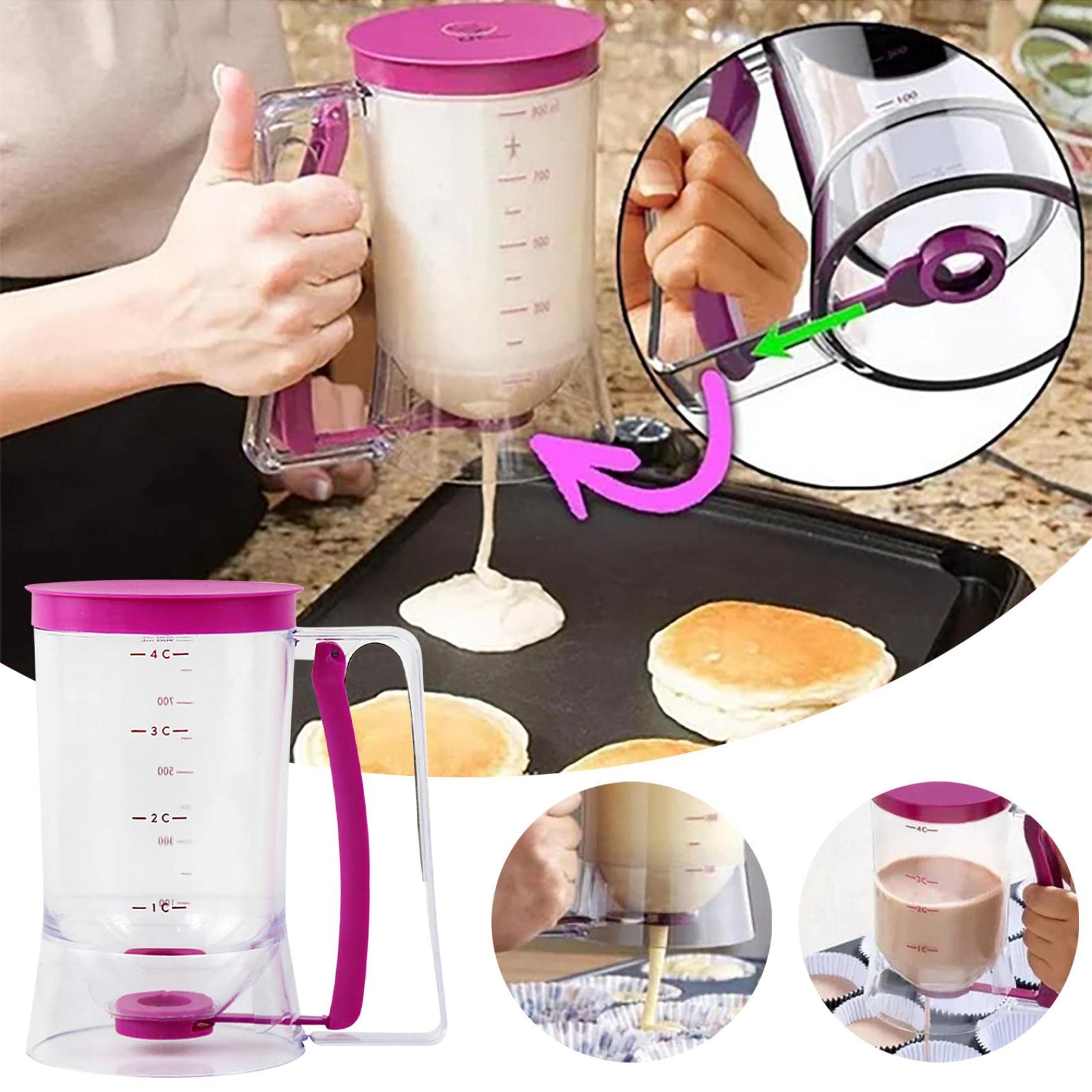 Batter Separator Dispenser Tool /Pancakes🥞/Cupcakes🧁