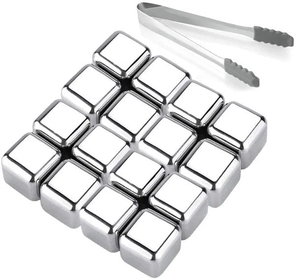 Metal Ice Cubes Chilling Stones