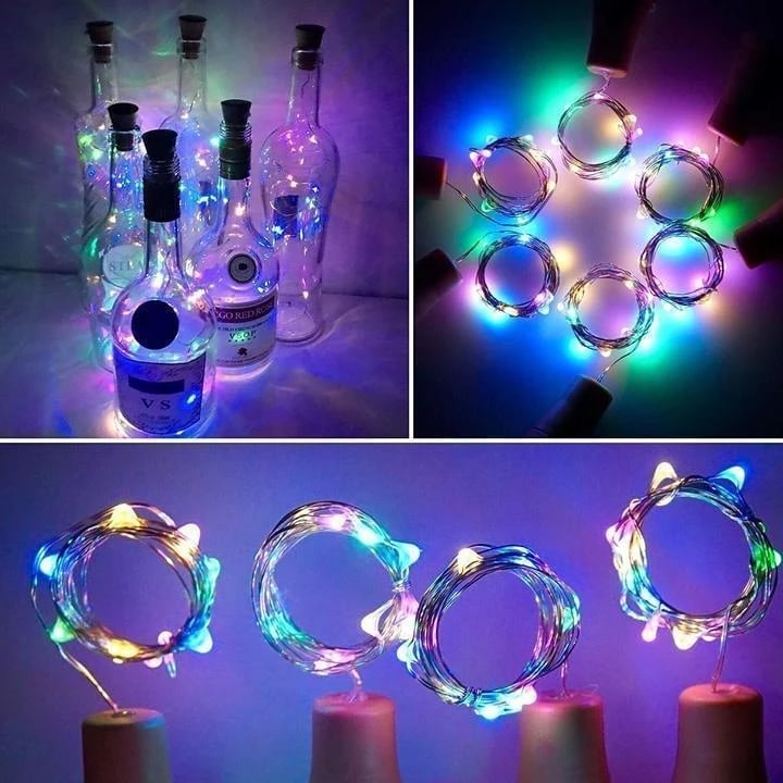 (🎅HOT SALE NOW-49% OFF) BOTTLE LIGHTS ( Battery Included - Replaceable )