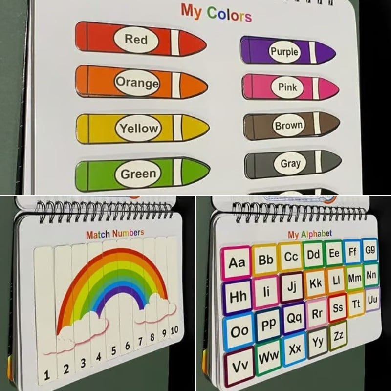 🔥My Preschool Busy Book📚 🎅Best Christmas Gift for kids