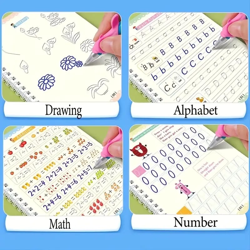 🎉LAST DAY 49% OFF - Reusable Copybook With Pen (writing will disappear)