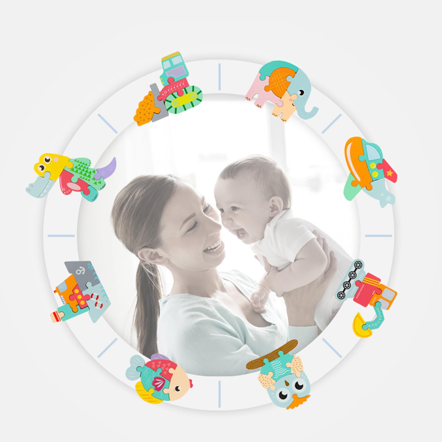 🎁Christmas Hot Sale 49% OFF🔥Children 3D Wooden Puzzle Toys