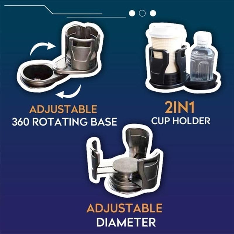 Dual Cup Holder Expander for Car 🔥Buy 2 get Free Shipping🔥