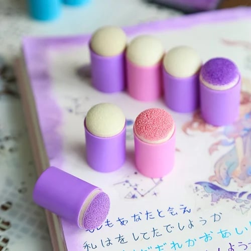 🎅DIY Sponge Finger Painting Kit💖