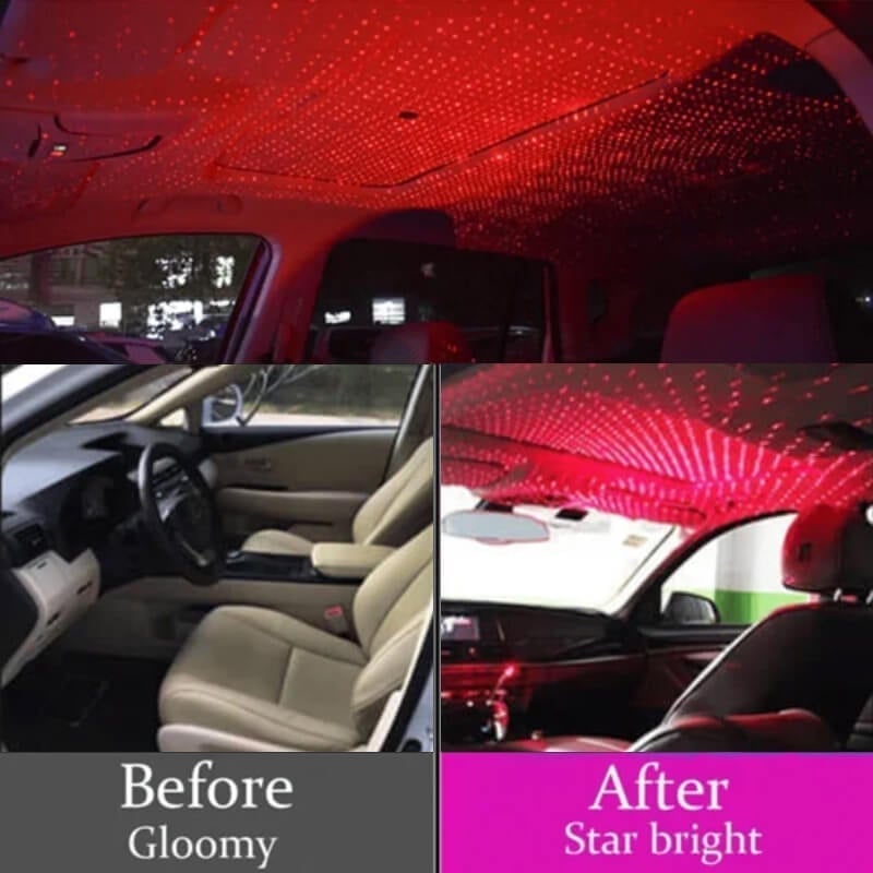 USB Light car star projector