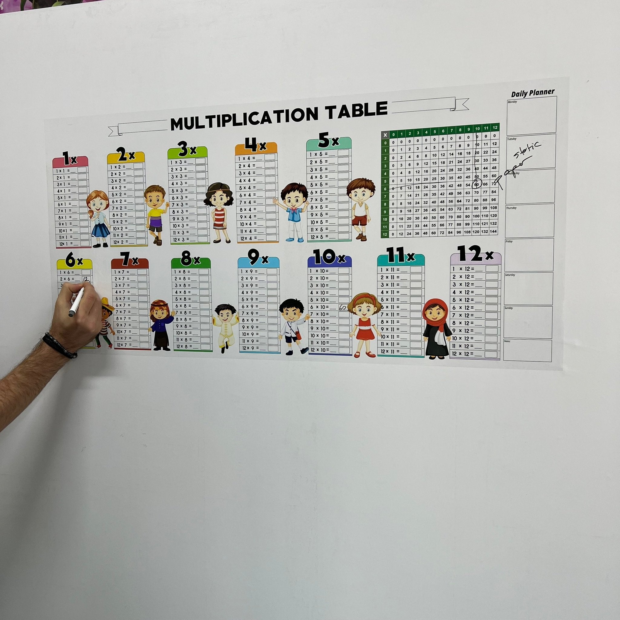 🔥Last Day 49% OFF - Educational Dry Erase Color Multiplication For Kids