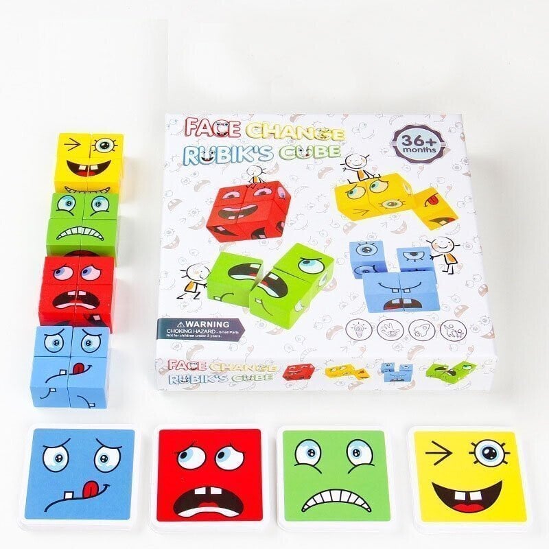 3D Puzzle Face-Changing Magic Cube