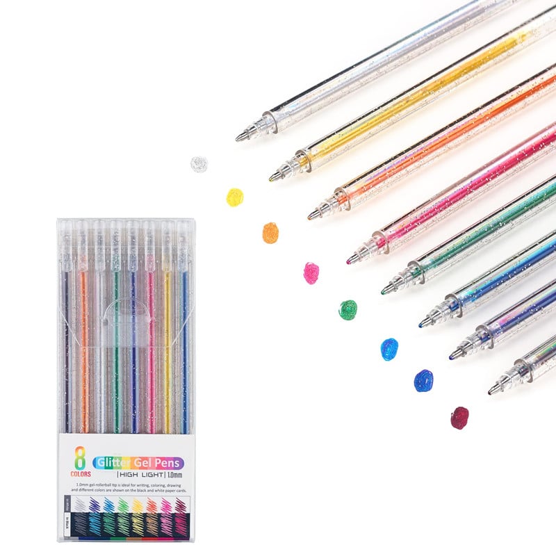 🔥Glitter Gel Pen Set (8 Colors)