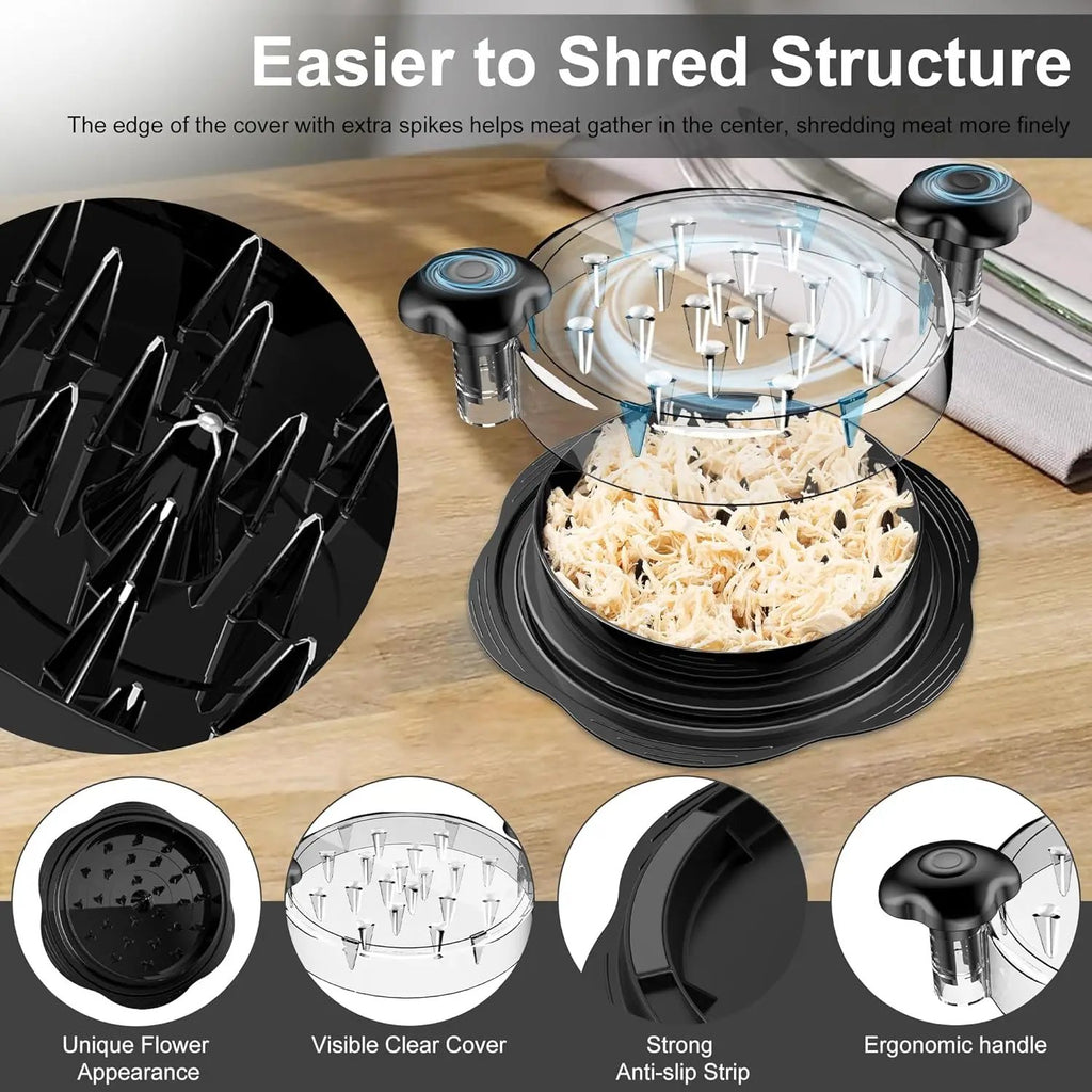 Chicken Breast Shredder Tool Machine for Ground Food, 🥩Meat & 🥬Vegetables
