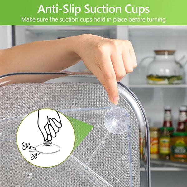 2023 New 360° Rotating Tray Refrigerator Organizer