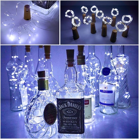 (🎅HOT SALE NOW-49% OFF) BOTTLE LIGHTS ( Battery Included - Replaceable )